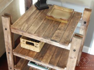 Arhaus Inspired End Table - Free Plans