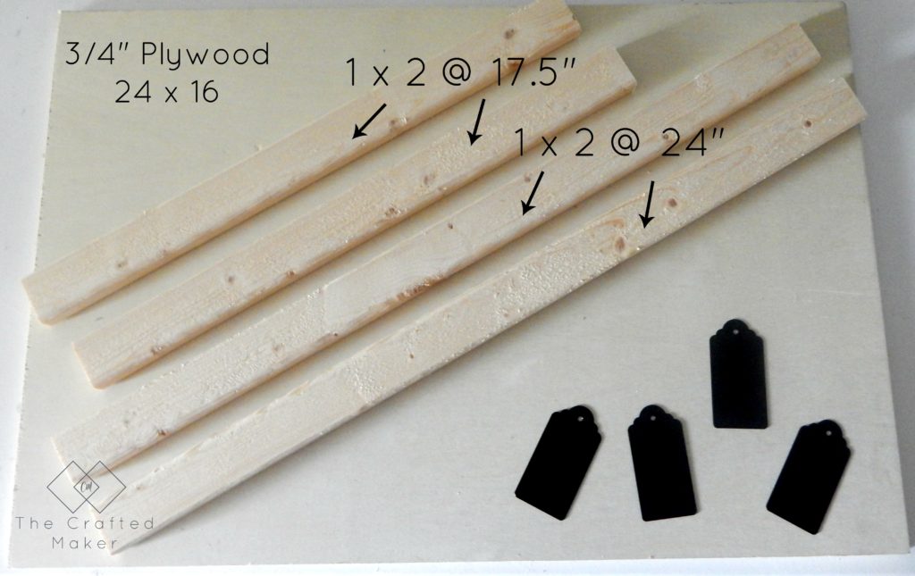 DIY Chalkboard Tag Calendar