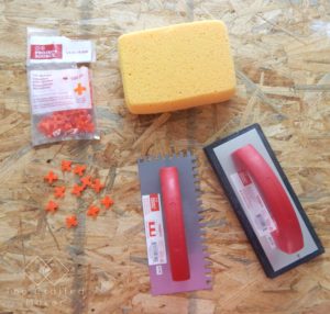 Complete Step by Step Tutorial on How to Install Tile. Tutorial includes a list of the tools needed, how to use them, the tiling process, and how to seal.